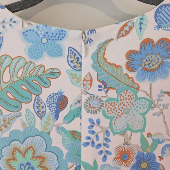 NEW J. McLaughlin Sophia Floral Elephant Print Dress - Picture 6 of 7